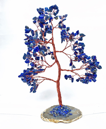 Lapis Crystal Tree